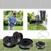 For Parkside Trimmers Set of 3 Replacement Spools with 4 Meter Cutting Line for Professional Grass Trimming and Lawn Maintenance