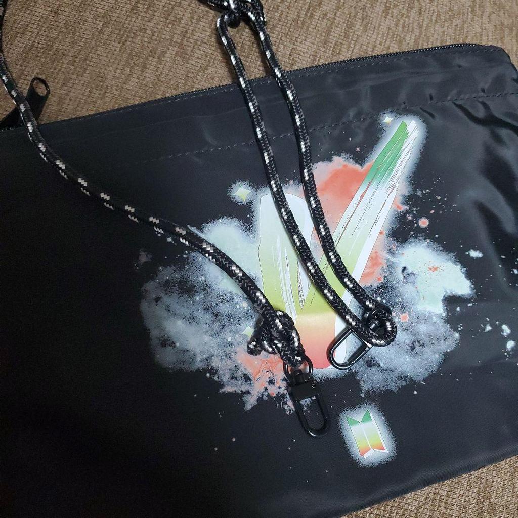 [USED] BTS Official V Taehyung Sacoche Pouch
