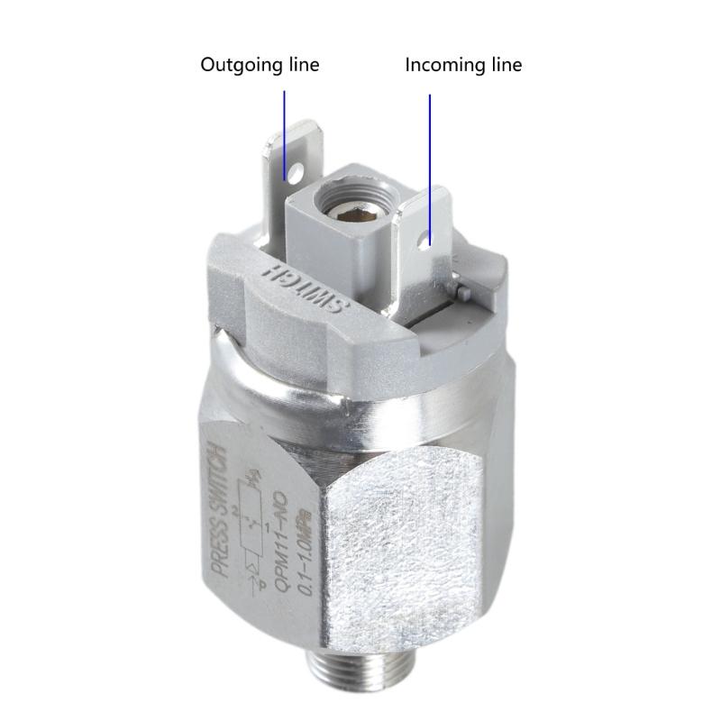 Practical Pressure Switches with Easy Adjustment Sturdy Stainless Steel Builds Suitable for Pressure Vent and Water