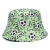 Design Print Letter Bucket Hat Spring Summer New Outdoor Sun Hats Fashion Football Letter Print Fisherman Cap Men