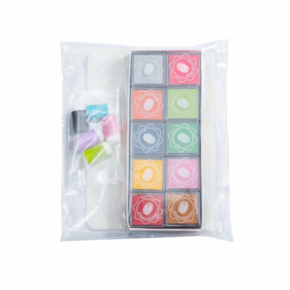 

Multi-colored Giant Ink Pads Vibrant Colors Craft Stamp Pads Card Making 1 Set