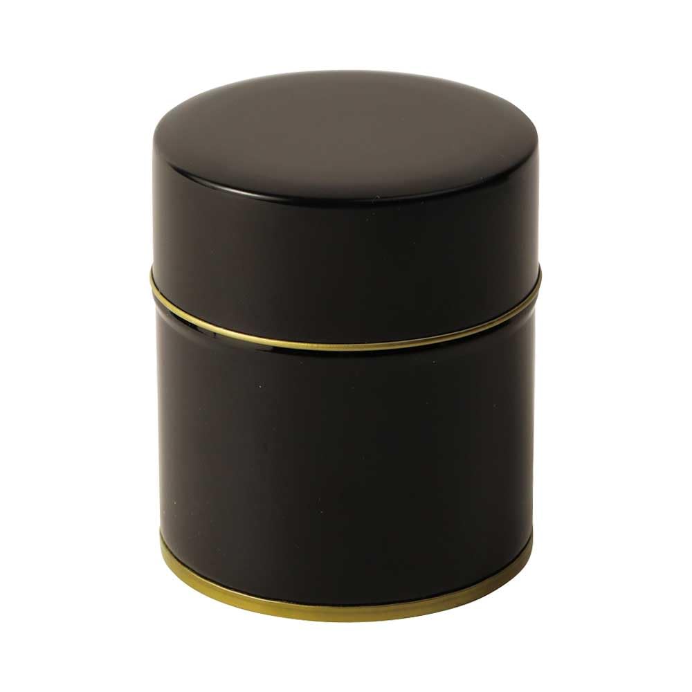 Yamaco Tin 788637 Storage Japanese (Yamaco) Canister, Black, [Tea Caddy, Container, Style] чёрный