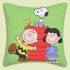 Cartoon Cute S-Snoopy Pillow Covers Cartoon Sofa Decorative Home Double-Sided Printing Short Plush Cute Cushion Cover
