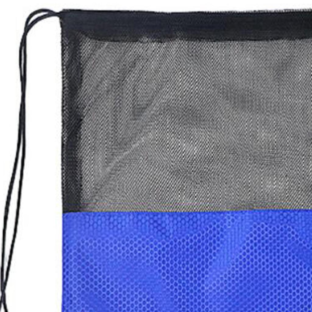 Basketball Mesh Bag Drawstring Backpack Oxford Cloth for Football Soccer