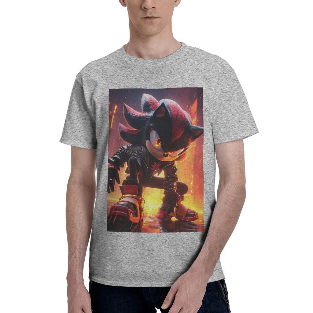 Shadow The Hedgehog 100 Cotton TShirt Mens Fashion T Shirts Men Crew Neck Short Sleeve S6XL