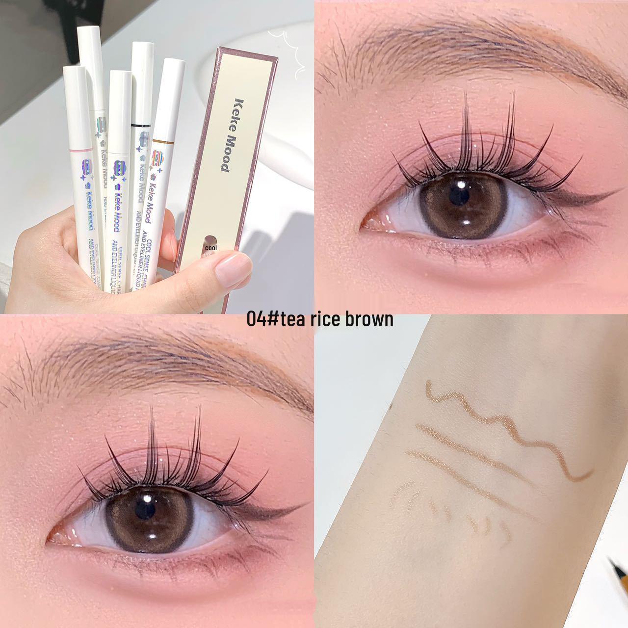 

Kekemood Glamour Aegyo Водостойкая жидкая подводка для глаз - Цветная серия для студентов и начинающих