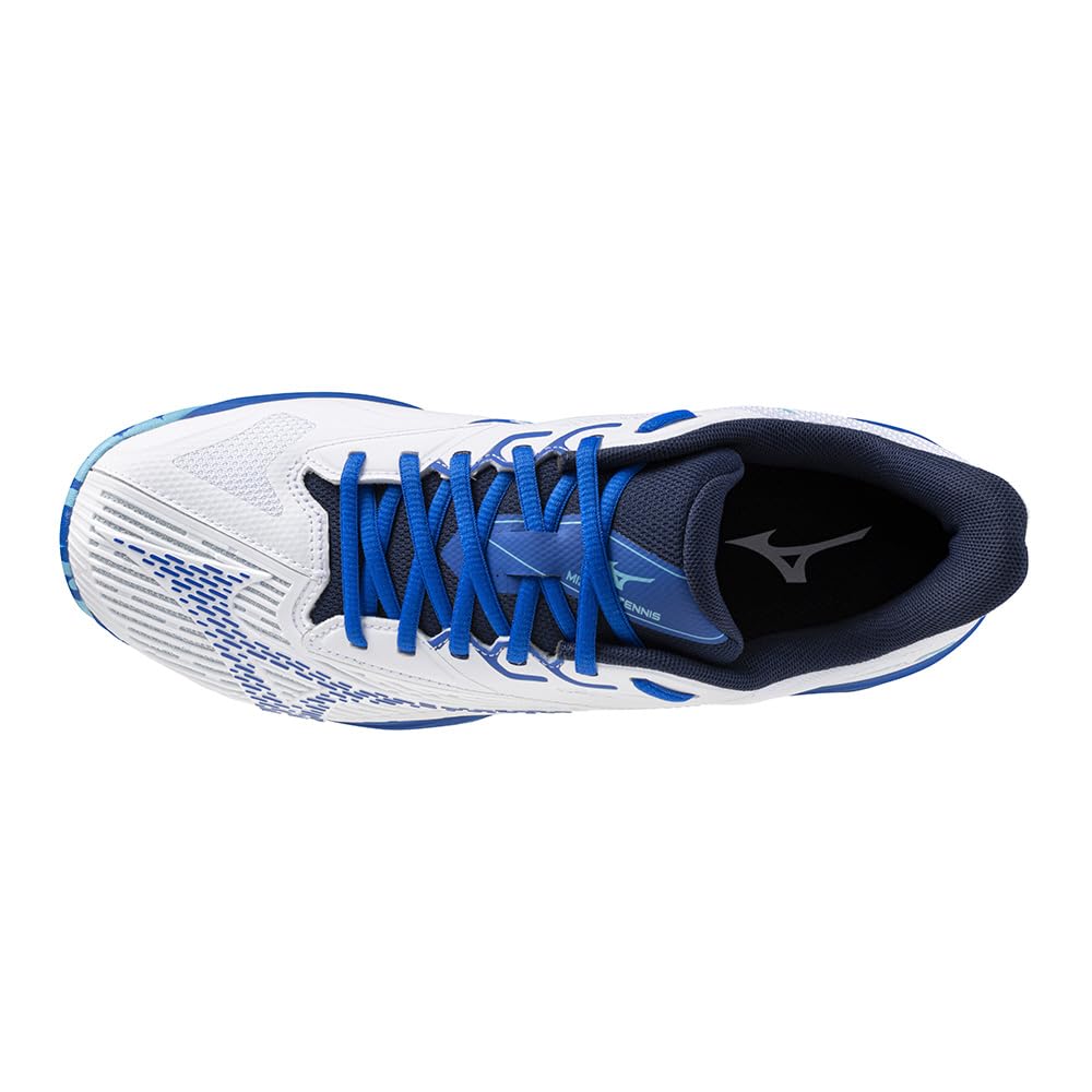 Tennis Shoes Wave Exceedrite 2 OC Artificial Grass Court Club Activities Lightweight Soft Tennis Hard Tennis White X Blue X Navy Cm 3E [Mizuno]