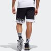 adidas Basketball Shorts Men's Black Moderate Straight Fit Pants DZ5819