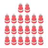 20Pcs Banana Socket 4mm Strong Connectivity Corrosion Resistance Good Performance Electrical Test AccessoriesRed
