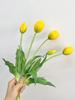 Artificial Floral Arrangement: Red Persimmon & Winterberry for Living Room or New Year Décor