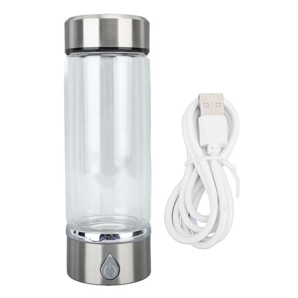 Wasserstoffflasche USB Wiederaufladbar Anti-Rutsch-Boden 380ML 600?900PPB Schnell Wasserstoffreiches Wasser