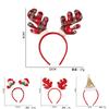 Cute Children's Reindeer Antler Headband For Christmas Party Festive Hair Accessory