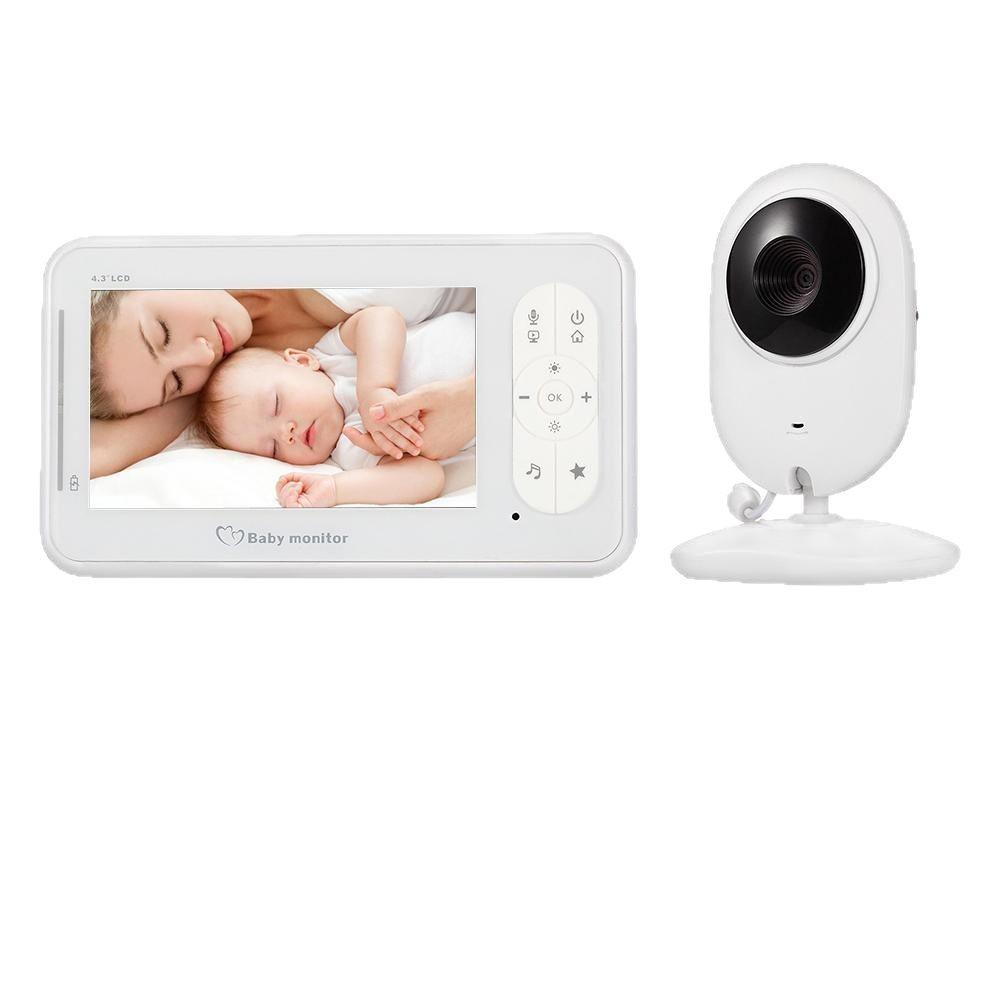 

Wireless baby monitor 3.5-inch digital children s night vision monitor Lullaby intercom room temperature detection