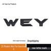 Compatible Wey Gaoshan 8 Trunk and Rear Seat Car Logo and Decorative Stickers
