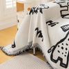 Ins Simple Cartoon Sofa Towel Chenille All-Inclusive Universal Sofa Cover Cloth Four Seasons Universal Sofa Cover Sofa Cover