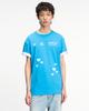 THEMUSEUMVISITOR Pixel Heart Signature Overfit T-Shirt (Till Blue)