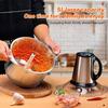 Electric 5l Stainless Steel Meat Grinder with 3 Speeds Multifunctional Food Processor for Vegetables and Meat Chopping