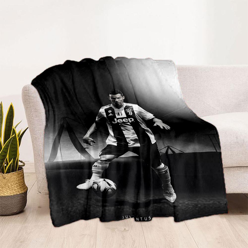 Juventus Star Action Blanket Comfortable Perfect for Couch Bed Bedding Four Seasons Multipurpose Modern Gift for Travel Home Birthdays