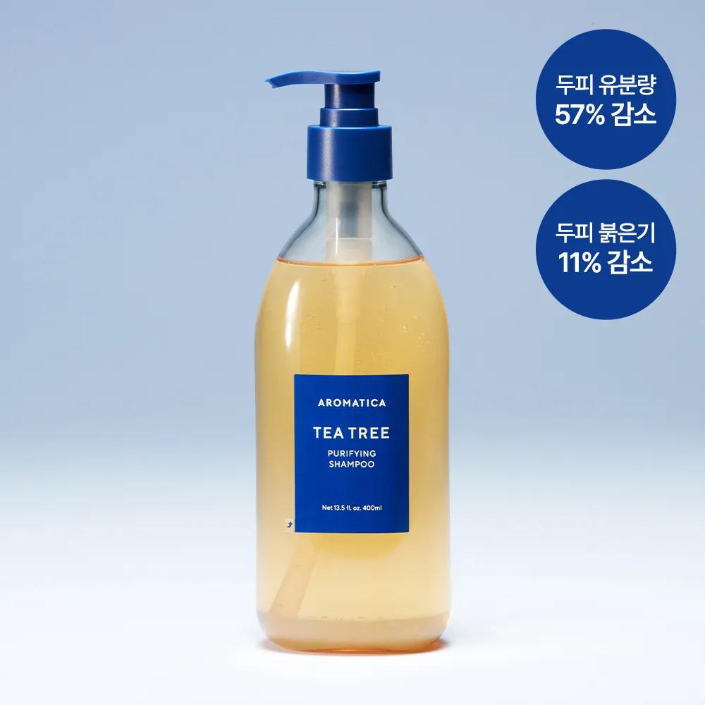 AROMATICA Tea Tree Purifying Shampoo 400ml (NEW Pump)
