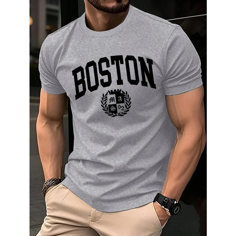 Cotton Printed Men's Fashion Loose Top Casual T-Shirts Men’s