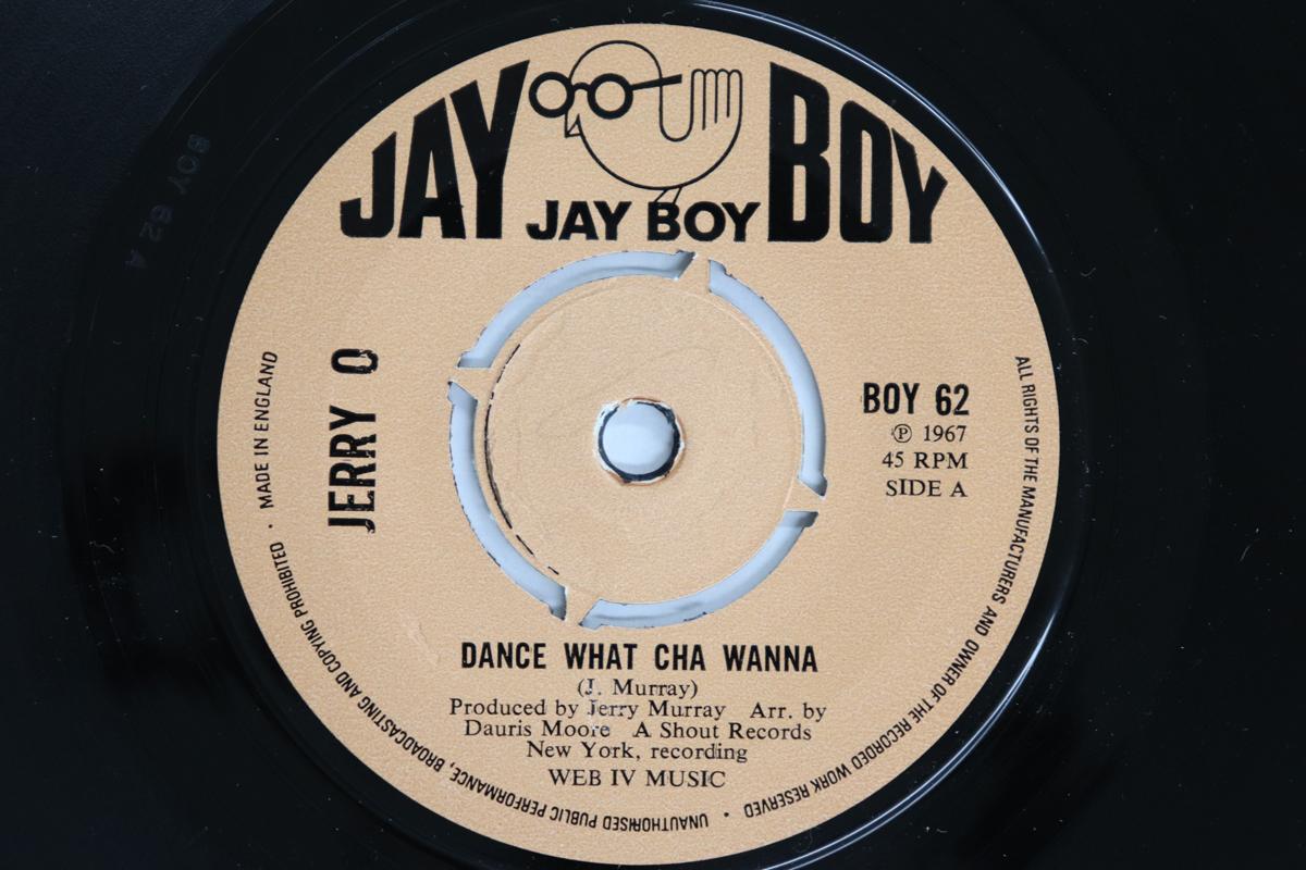 

7-дюймовая пластинка JERRY O - Dance What Cha Wanna / Afro Twist T BOY62 JAY BOY 1972 UK Соул/Фанк Б/У