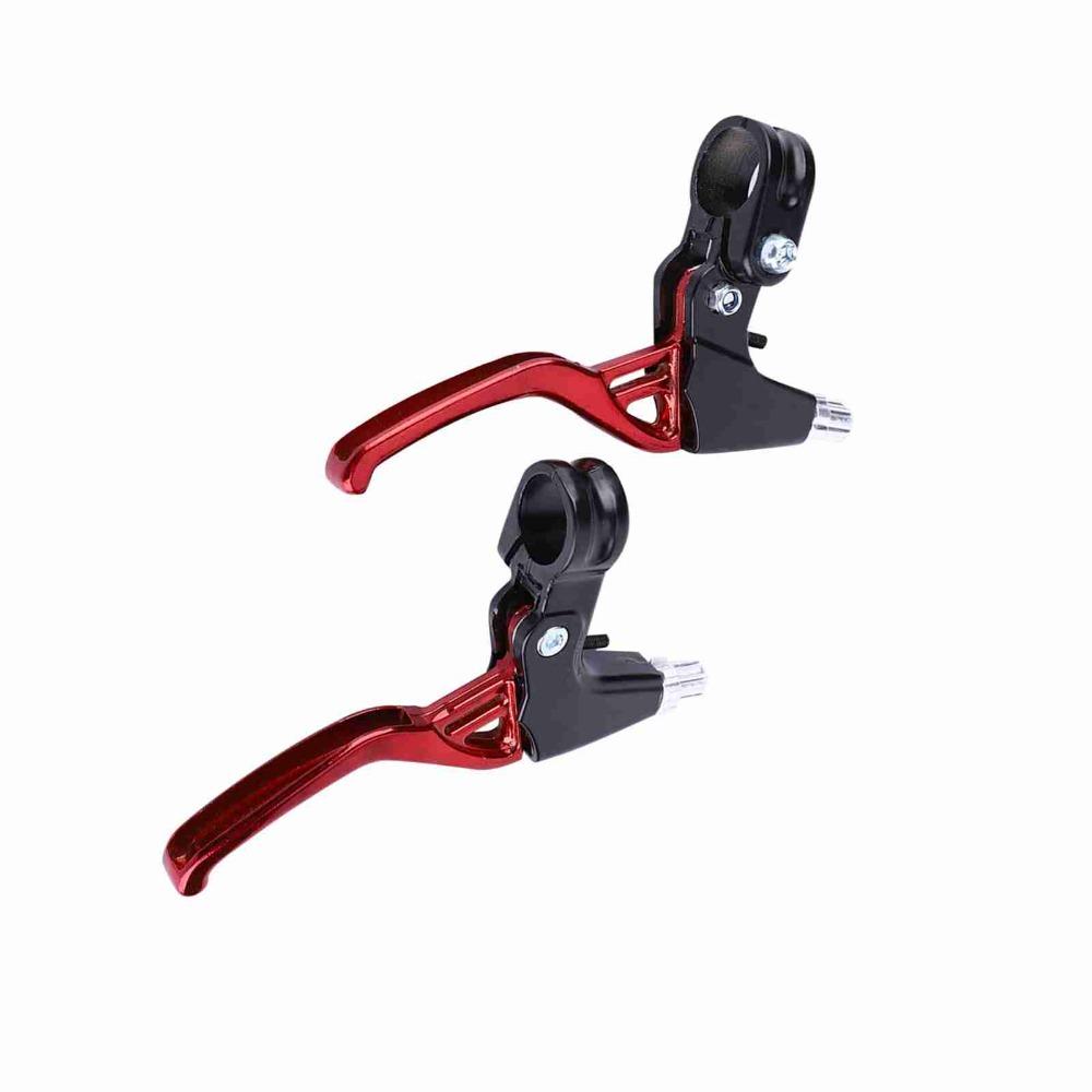 1 Pair Aluminum Alloy Bicycle Brake Levers 4 Finger Grip Bike Brake Handle  ,Most Bicycle