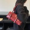 Borsa a Mano Moda in Pelle Borsa a Spalla con Cinghie Regolabili a Fibbia Borse Ispirate al Retrò per Donna Borsa da Sotto Braccio