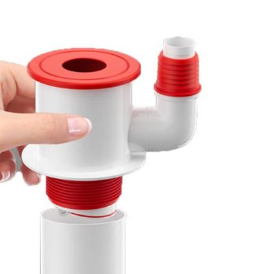 Silicone Material Kitchen Sewer Deodorant Device Double Sealed Connectors Temperature Resistant Anti-Spill Plug No Clogs Design