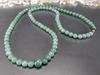 [Ishimachi] Dark Jadeite Necklace, Approx. 6mm Beads, Approx. 60cm Length, Natural Stone, Genuine Jadeite, Five Virtues Amulet