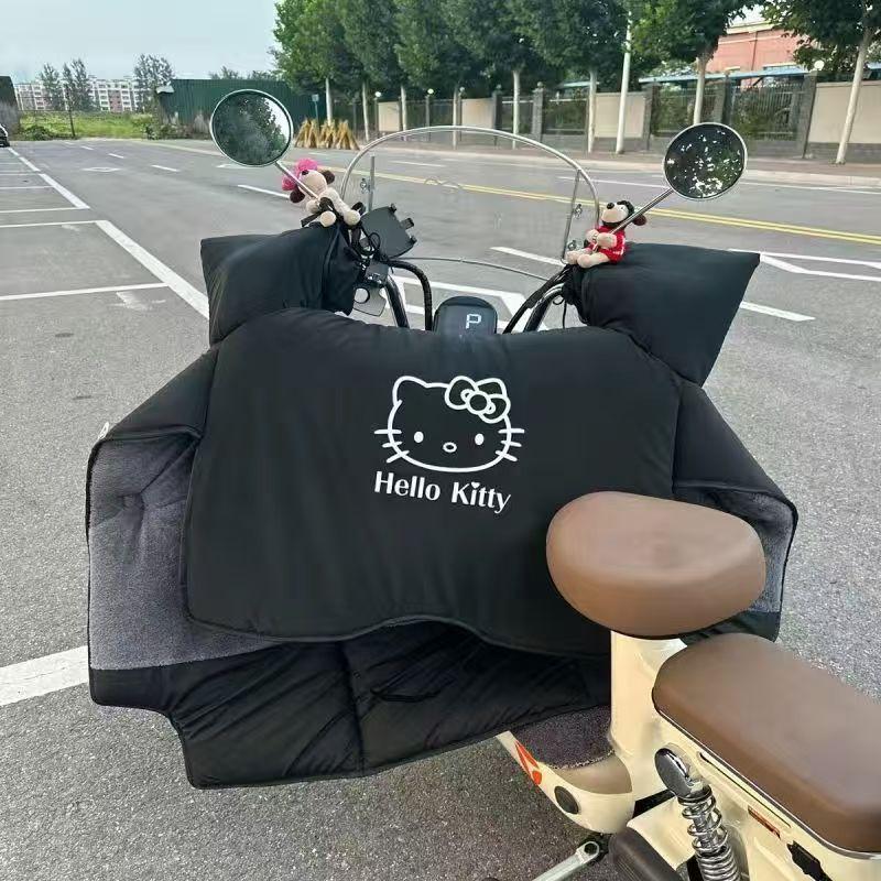 Electric Car & Bicycle Winter Windshield Quilt, Velvet Thickened, Waterproof & Windproof, 2025 Model.