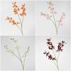 73cm Faux Butterfly Orchid 3 Fork Simulation Flower Real Touch Artificial Orchid Plant  Party