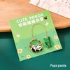 Panda Metallketten Lesezeichen - Niedlicher Lesezeichen & Seitenhalter für Schüler