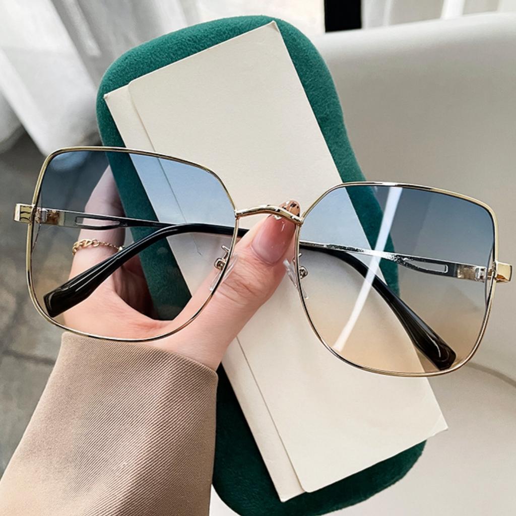 Fashion Light Luxury Ladies Sunglasses Metal Frame Sunglasses Ultraviolet Sun Glasses For Women Uv400 2025 New Eyewear