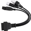Motorcycle Adapters Cable 16Pin Female To 3 4 6Pin Male OBDII Diagnostic Tool Motorcycle Diagnostic Cable for Bikes