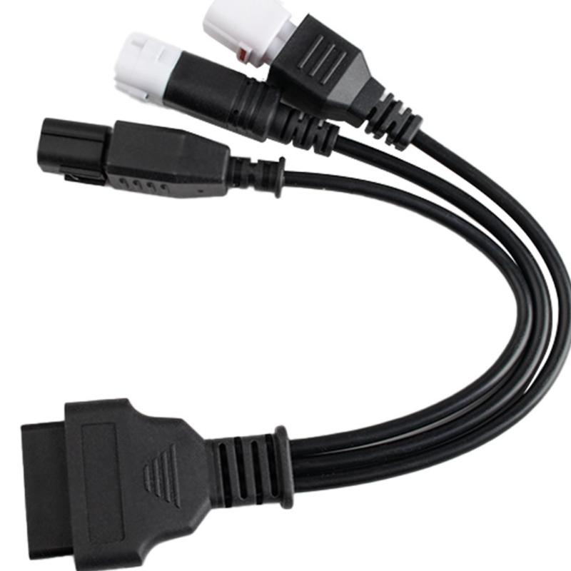 Motorcycle Adapters Cable 16Pin Female To 3 4 6Pin Male OBDII Diagnostic Tool Motorcycle Diagnostic Cable for Bikes