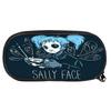 Student Pencil Case With Sally Face Cartoon Print Design Made Of Nylon For School And Office Use
