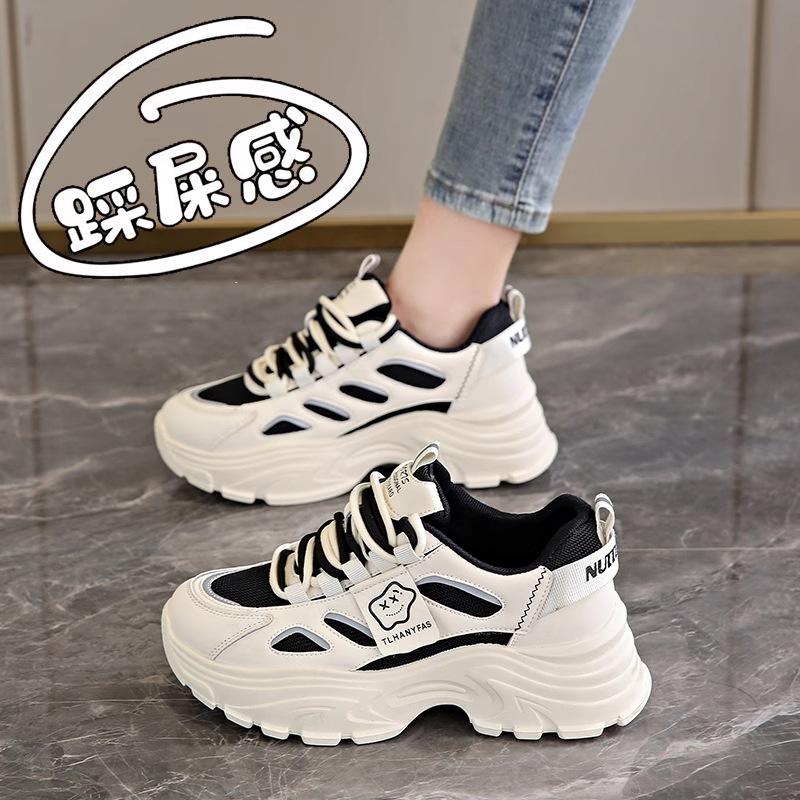 Buty Taty dla Kobiet Jesień 2025 Nowy Rozmiar Miękka Podeszwa Oddychające Buty Sportowe dla Kobiet