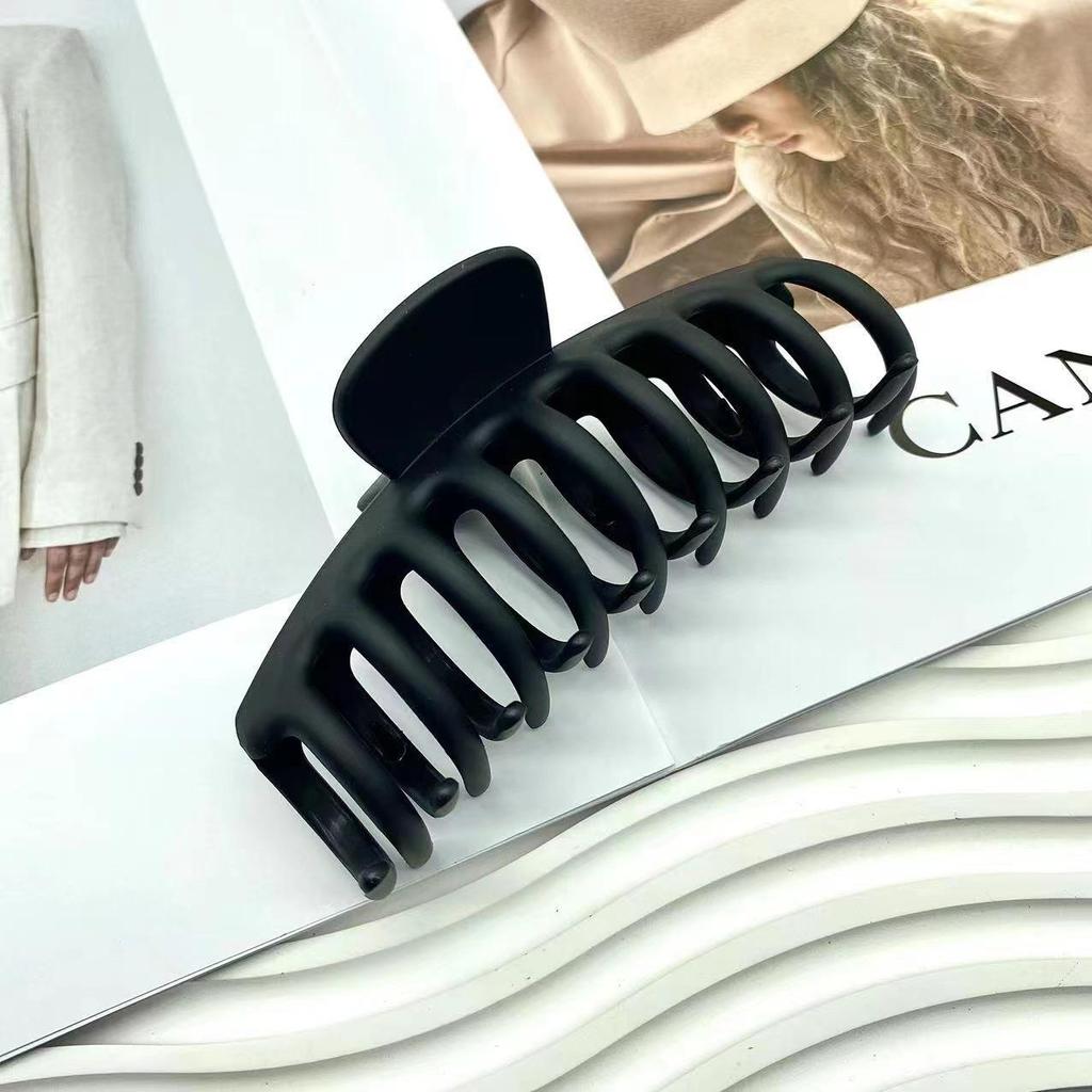 Frosted Dragon Bone Large Shark Hair Clip - Versatile Bath/Updo Accessory