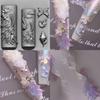 Mermaid & Shell Silicone Nail Art Mold, Fish Tail & Butterfly Design