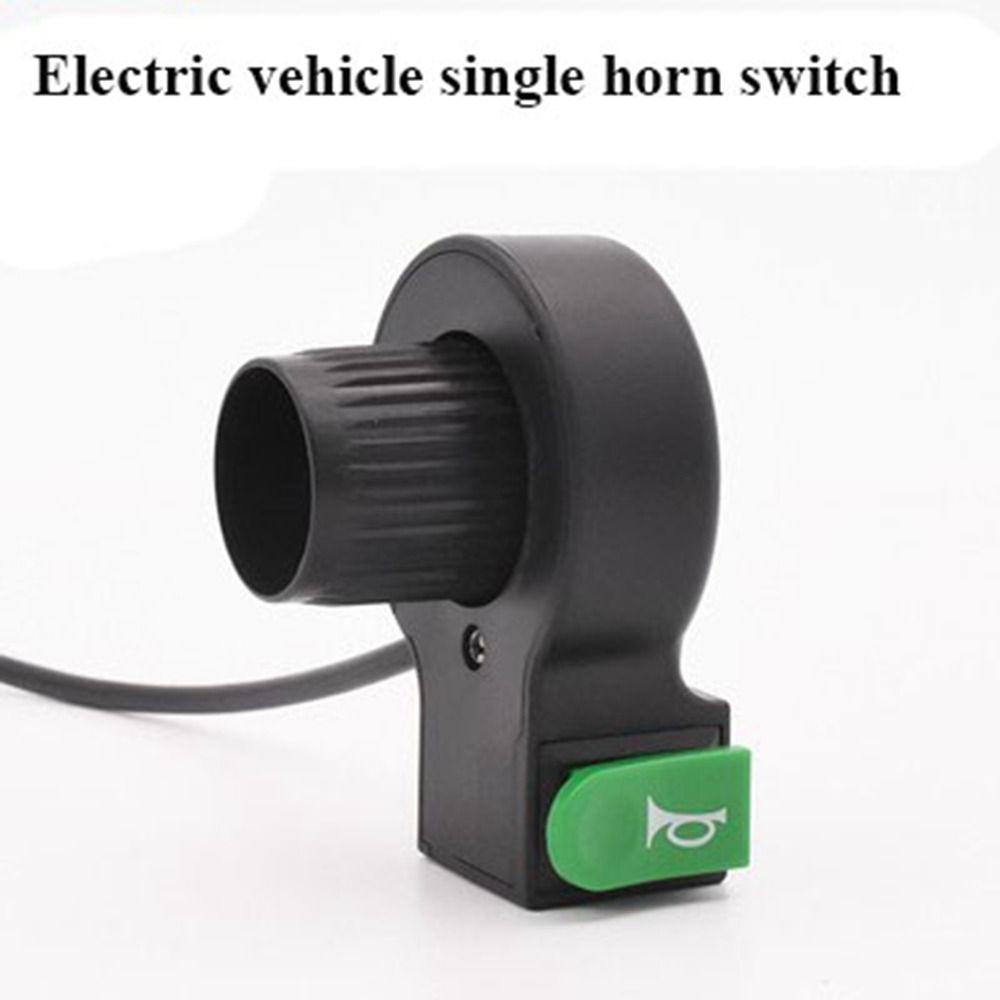 Black Tricycle Button Horn Plastic Turn Signal Switch Electric Vehicle Accessories