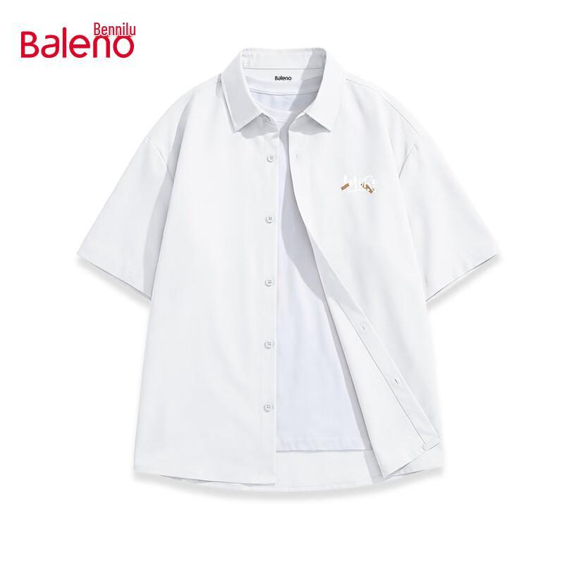 Baleno Men s Cityboy Graffiti Print Short Sleeve Ice Silk Shirt