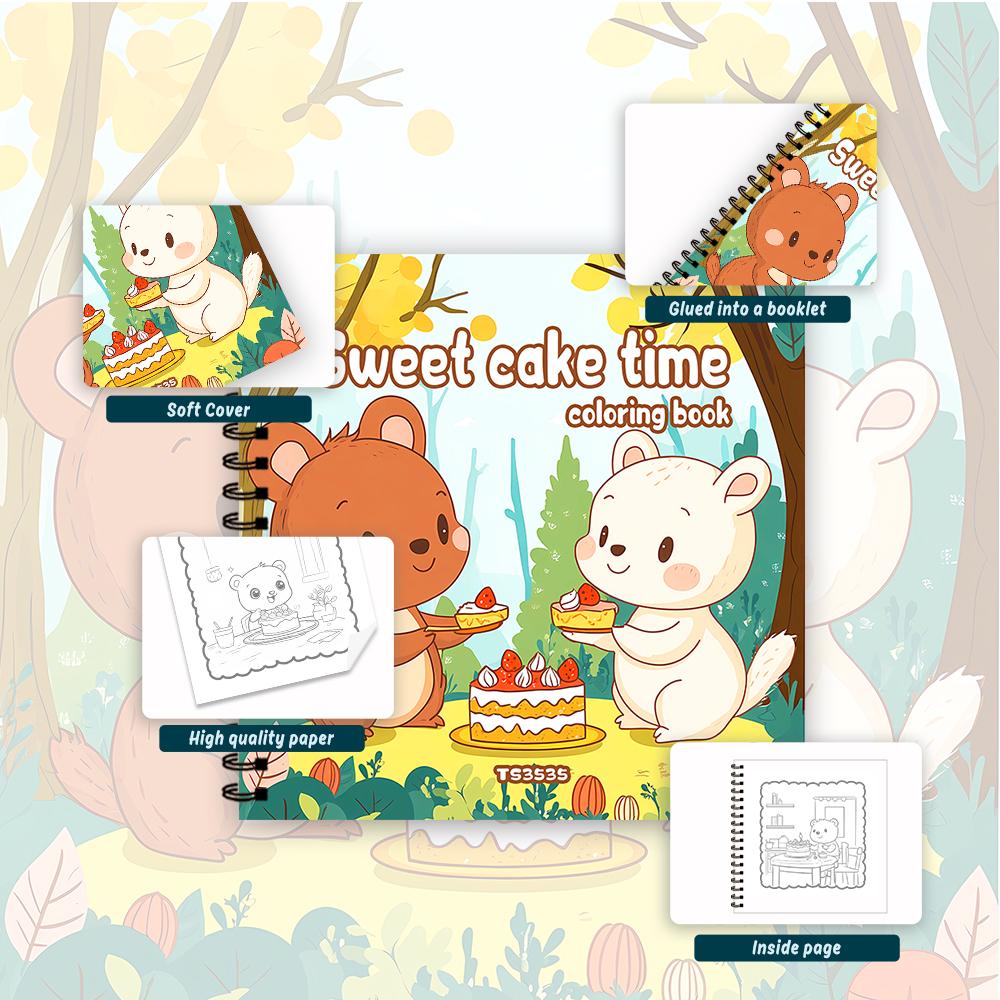 1pc,Animal Colouring Book - Teen Colouring Book - 30 Sheets, 8.3x 8.3 inches, Adult Stress Relief, Birthday, Holiday Party Gift