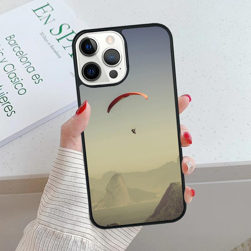 Paragliding Sport Phone Case Cover For iPhone 17 Air 15 16 16e 14 13 Pro Max Fundas 12 11 Pro Max PLUS 7PLUS Mobile