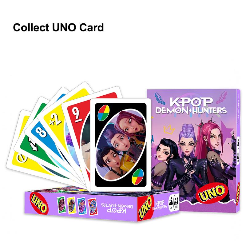 120 sztuk Zestaw Kart do Gry Stołowej Zabawne K-Pop Łowcy Demonów Karty do Pokera Karty z Karami Gra Planszowa na Imprezę Rekwizyt Karty Kolekcjonerskie