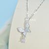 Tassel Butterfly Necklace Women'S Senior Simple Personality Versatile Pearl Pendant Of The Same Style
