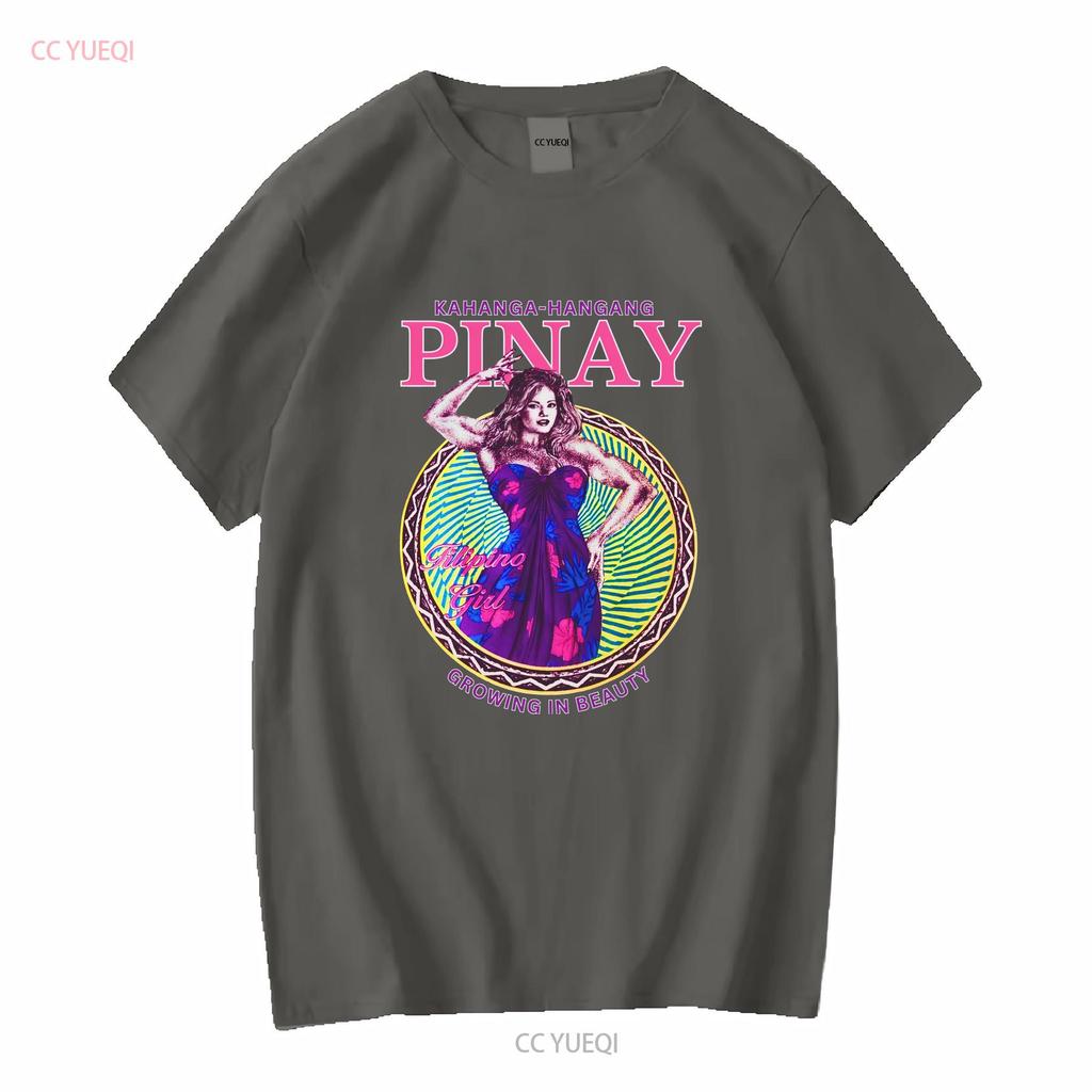 Filipino Strength Pinay Growing in Beauty T Shirt Vintage Design 90s New Print Heavy Cotton long or short sleeves vintage