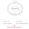 Women's Necklace Alloy Hollow Heart-shape Pendant Silver Necklace