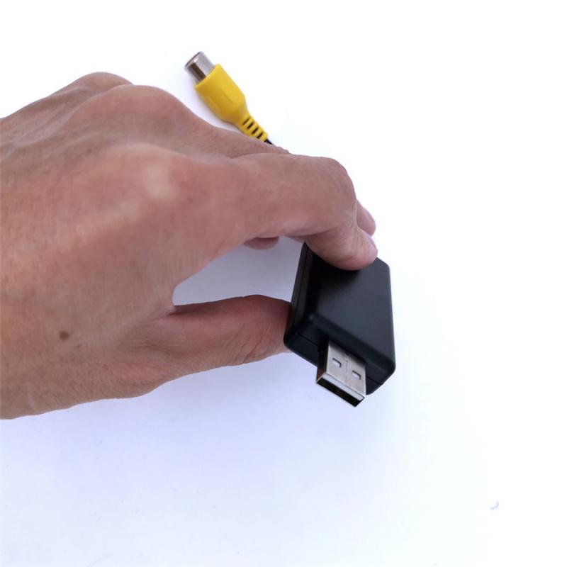 1× Video Output Adapter Converter Usb To Rca Interface For Android Stereo Player