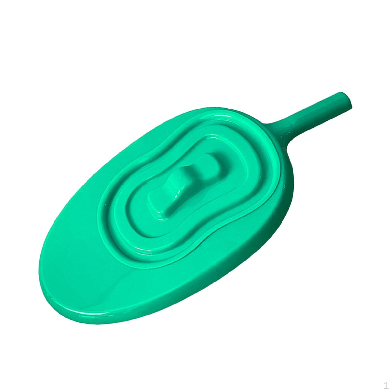 Bettpfanne für Erwachsene mit Deckel, für den persönlichen Gebrauch zu Hause und in der Pflege Green green