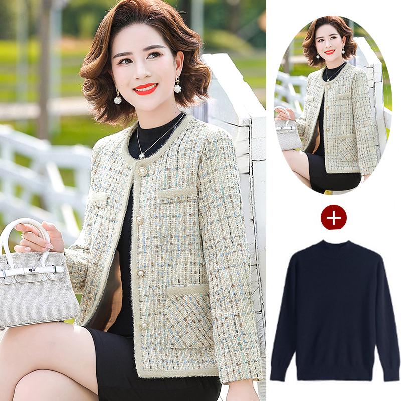 Hengyuanxiang Herbst 2025 Stilvolle Jacke für Frauen mittleren und höheren Alters